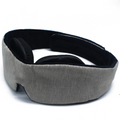 Noctra 3D blackout sleep mask in dark gray