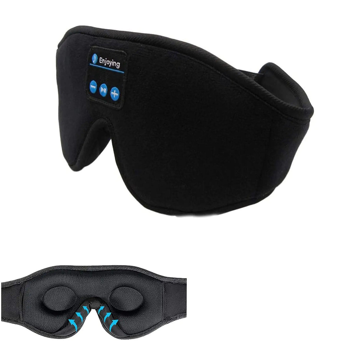 Noctra Sound Bluetooth sleep mask in black