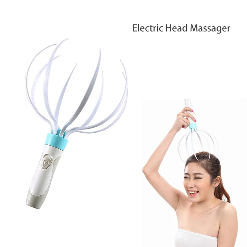 SootheScalp electric head massager in use